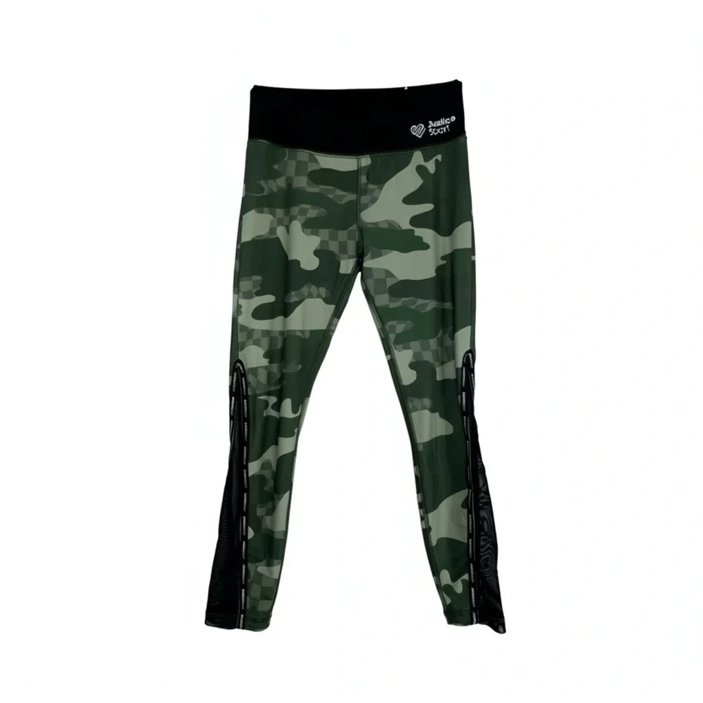 Justice Green Camo Kids Leggings